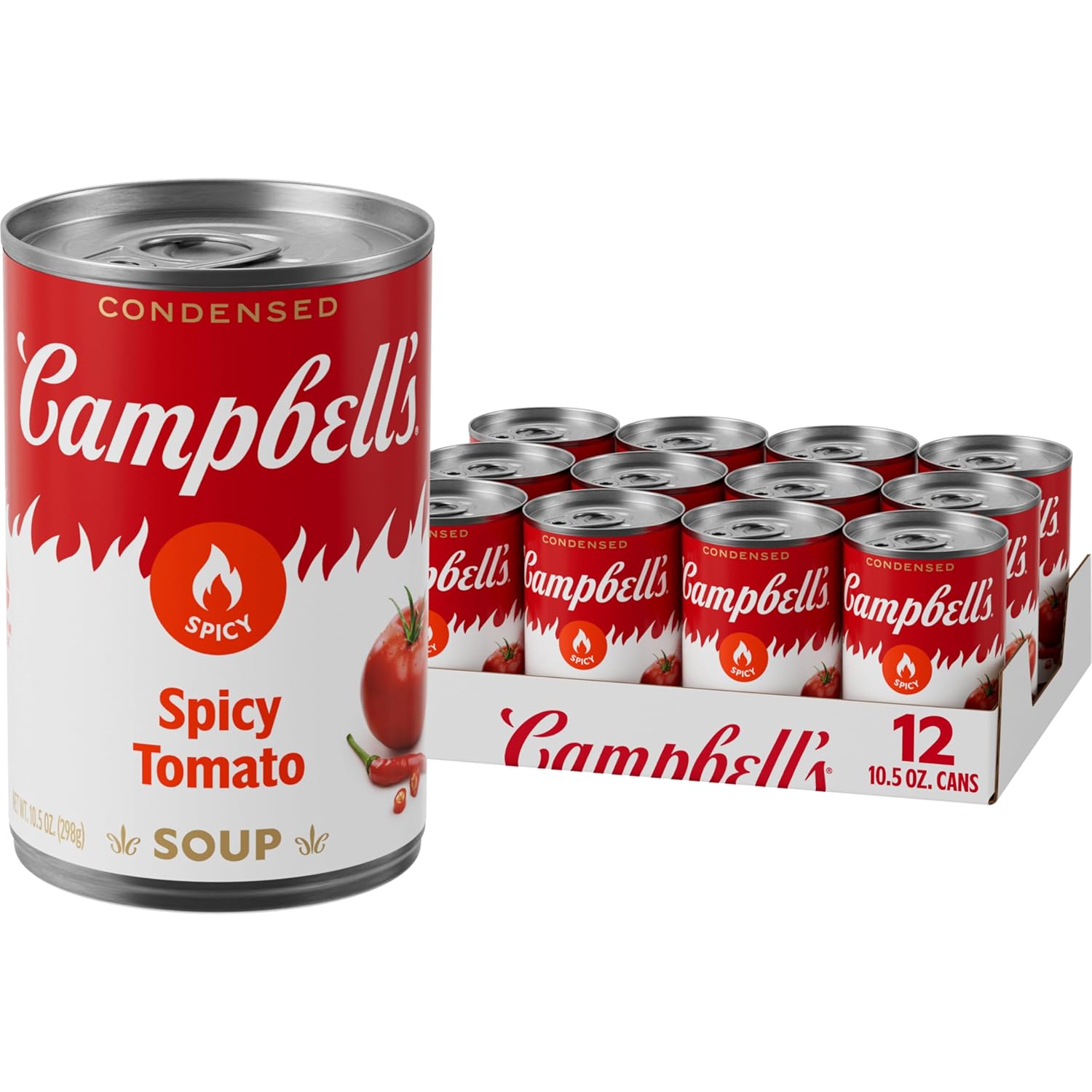 Campbell's Condensed Spicy Buffalo - Style Cream of Chicken Soup, 10.5 oz Can (Case of 12) - BACKUPMYFILESNOW