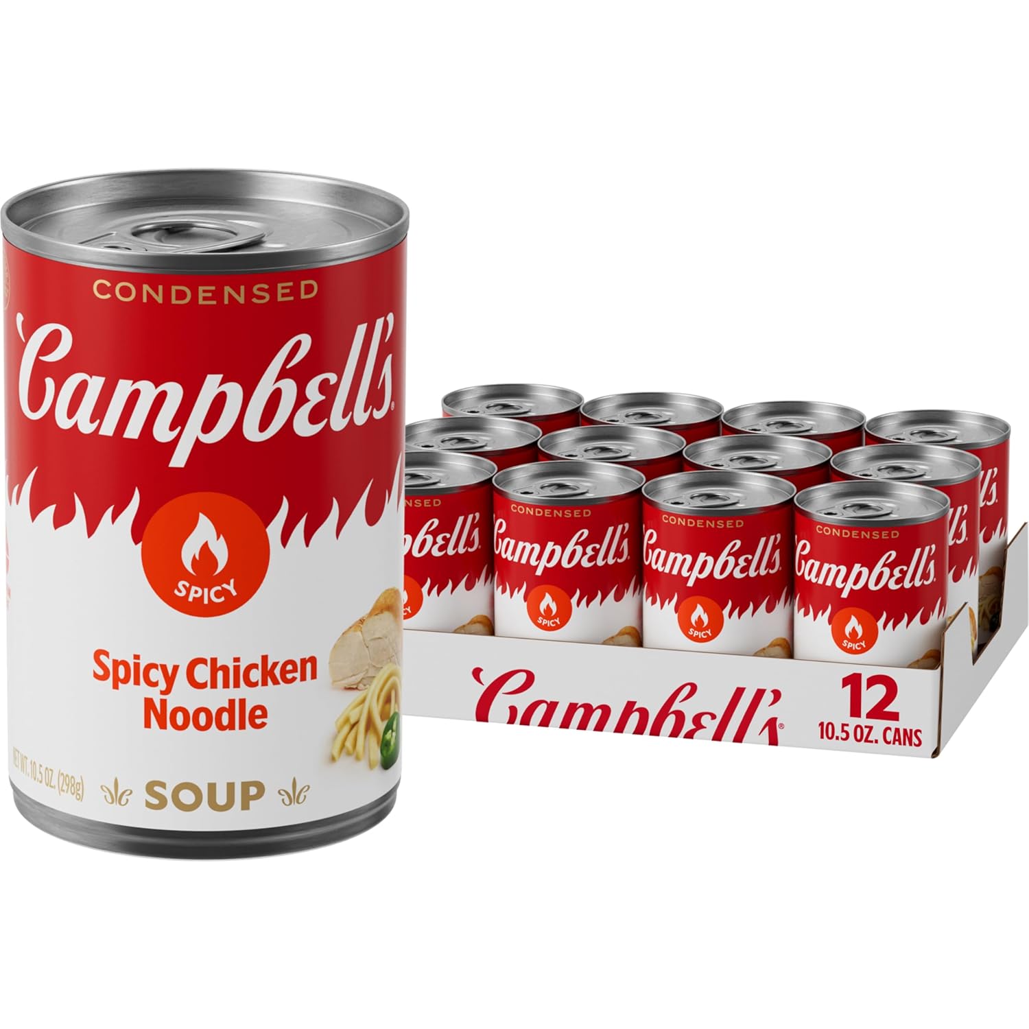 Campbell's Condensed Spicy Buffalo - Style Cream of Chicken Soup, 10.5 oz Can (Case of 12) - BACKUPMYFILESNOW
