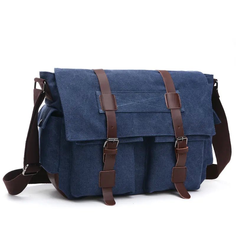 Canvas Men's Crossbody Bag - BACKUPMYFILESNOW