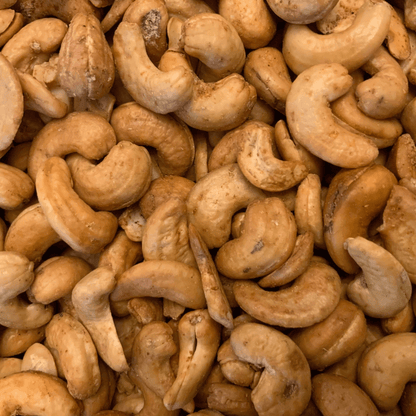 Roasted cashews with Matanzas Datil pepper, smoked pecans, from Captain Crazy's Nuts and Fine Snacks.