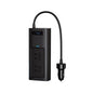 Tesla Model 3/Y 150W car power inverter with EU outlets, LCD display, and smart cooling system.