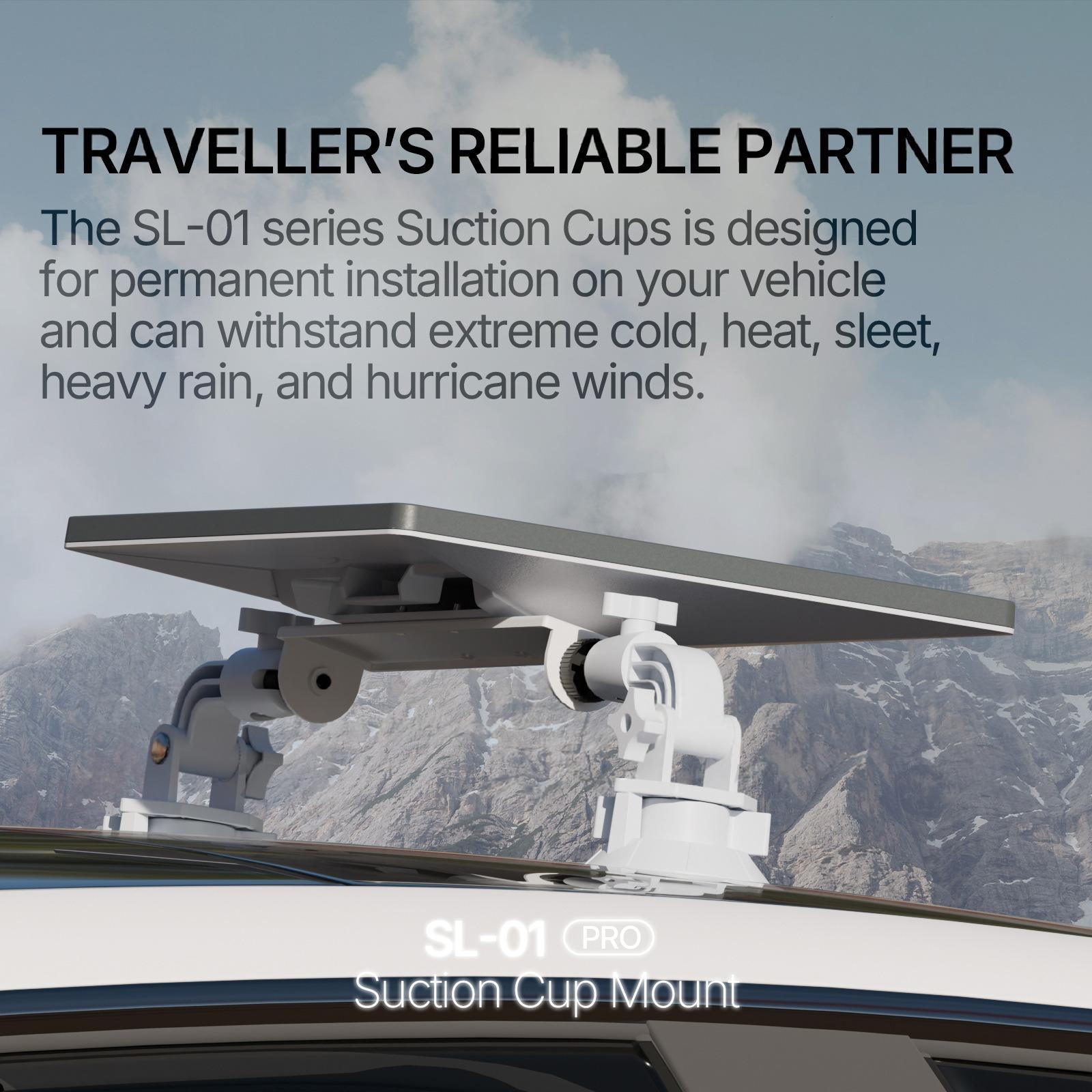 Car Roof Suction Mount for Starlink Mini - BACKUPMYFILESNOW.COM®