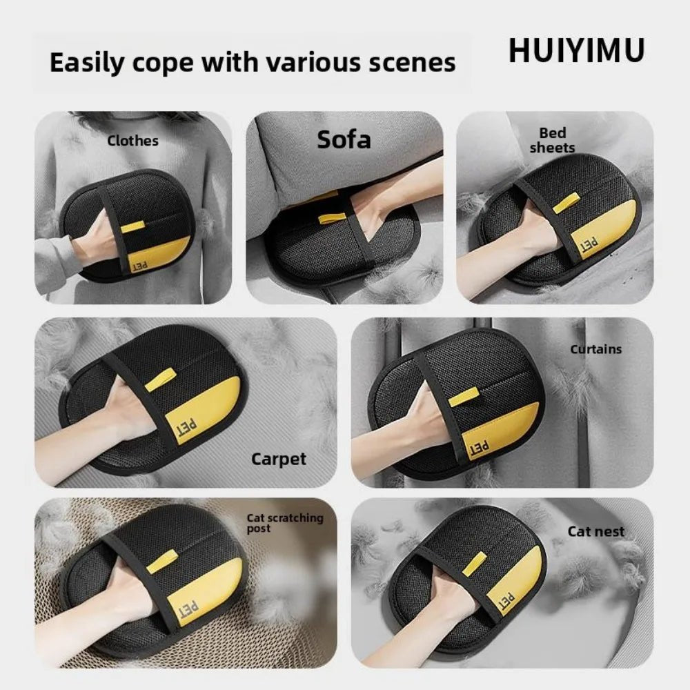 Cat Hair Cleaner Pet Gloves Household Hair Remover Cat Dog Hair Remover Brush Remover Hair Sticking Device Home Hair Scraper - BACKUPMYFILESNOW.COM®