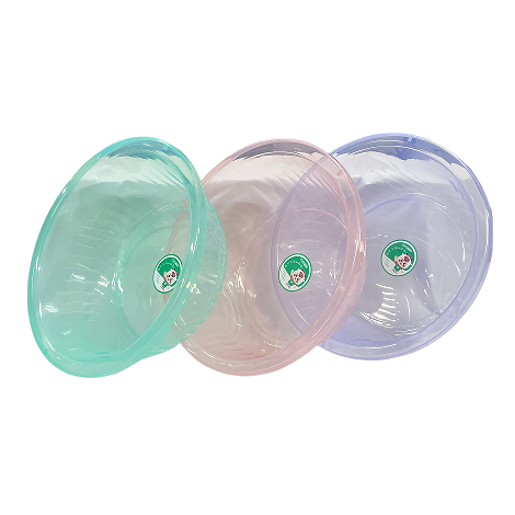 Purple PP dormitory laundry basin, 38 × 14 cm, one piece