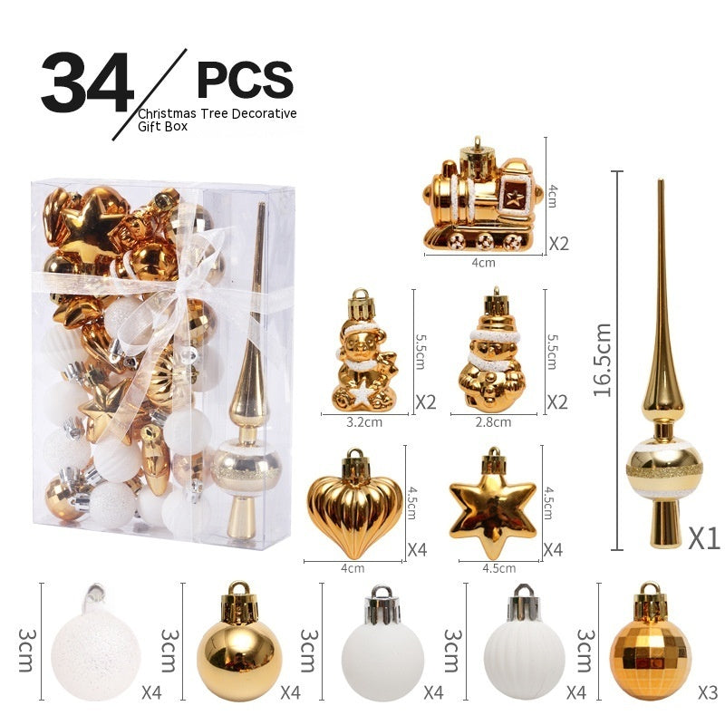 Christmas decorations ball set, Christmas tree pendant ornaments by My Store