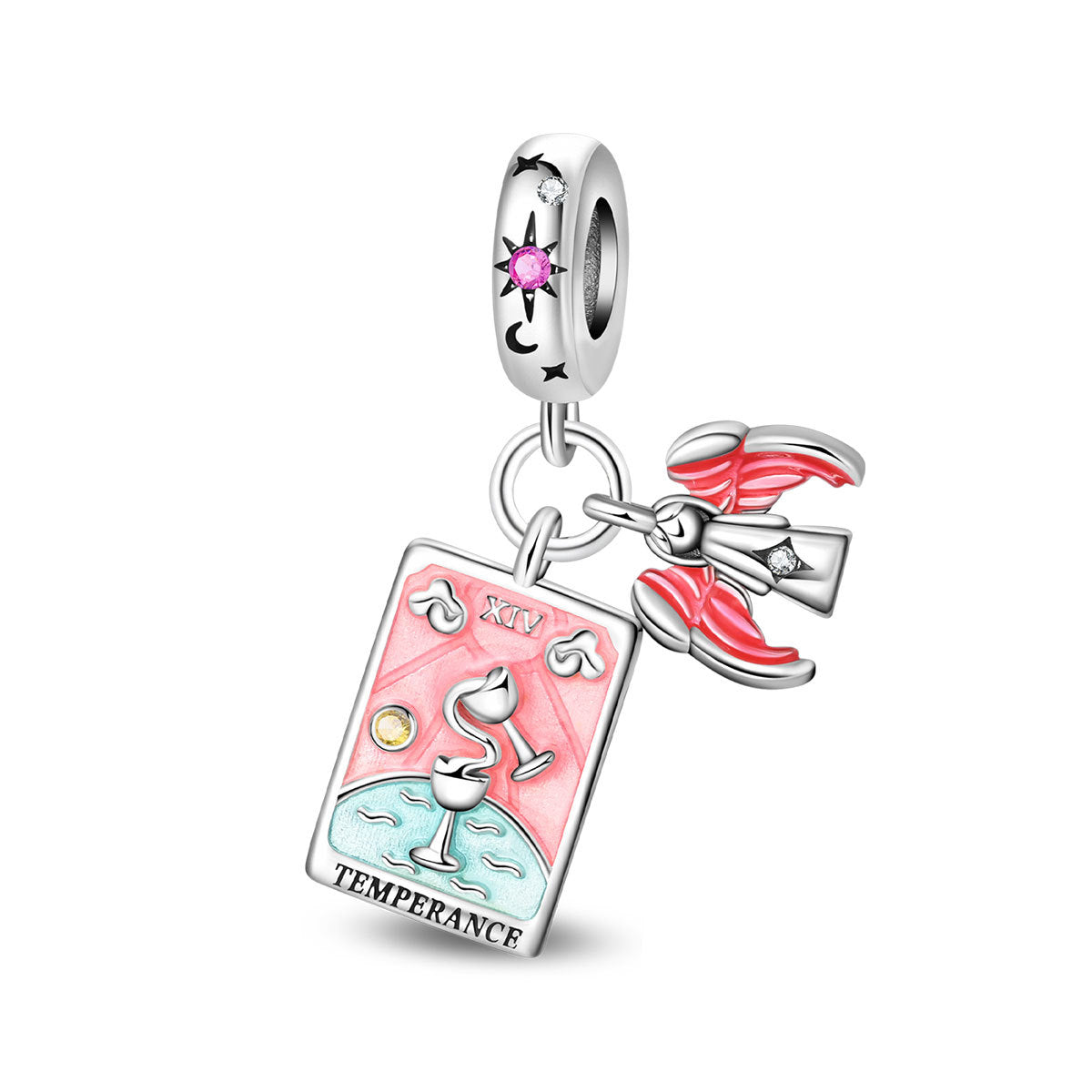 Pendant charm beads for DIY jewelry accessories, assorted decorative bead charms