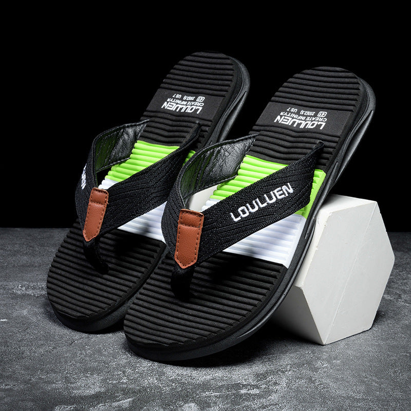 2024 Summer Men's Flip Flops - Non-Slip Rubber Sandals