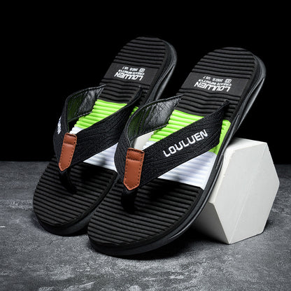 2024 Summer Men's Flip Flops - Non-Slip Rubber Sandals