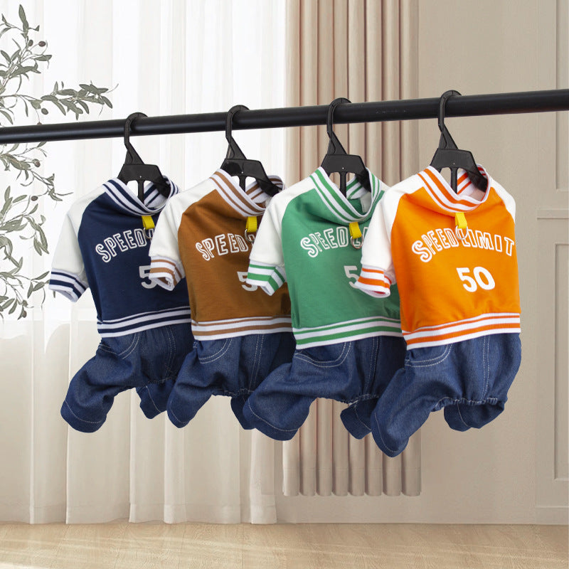 Pet four-legged fashion sweater by My Store, cozy knitted clothing for dogs and cats
