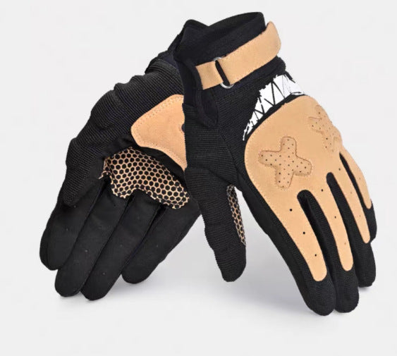 Summer breathable macaron-colored sun-protection touchscreen-compatible gloves