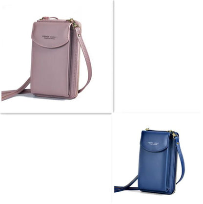 Lux Chic PU leather handbag by BACKUPMYFILESNOW® with sleek design and top handle, showcased on a neutral background.