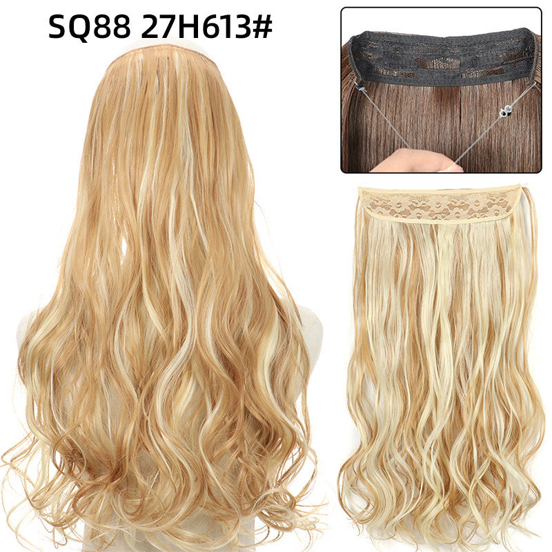 Adjustable Synthetic Hair Curtain Wig for Women