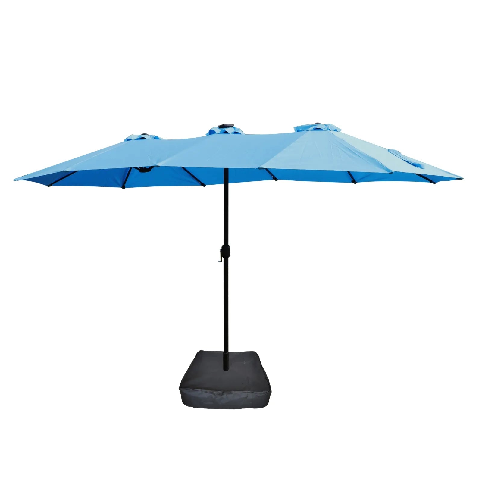15x9ft Extra-Large Double-Sided Rectangular Outdoor Patio Umbrella