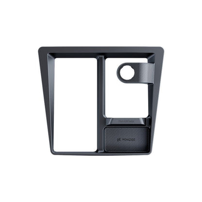Tesla Model 3 Highland and Model Y Juniper 3-in-1 wireless charging anti-slip interior organizer with storage compartments.