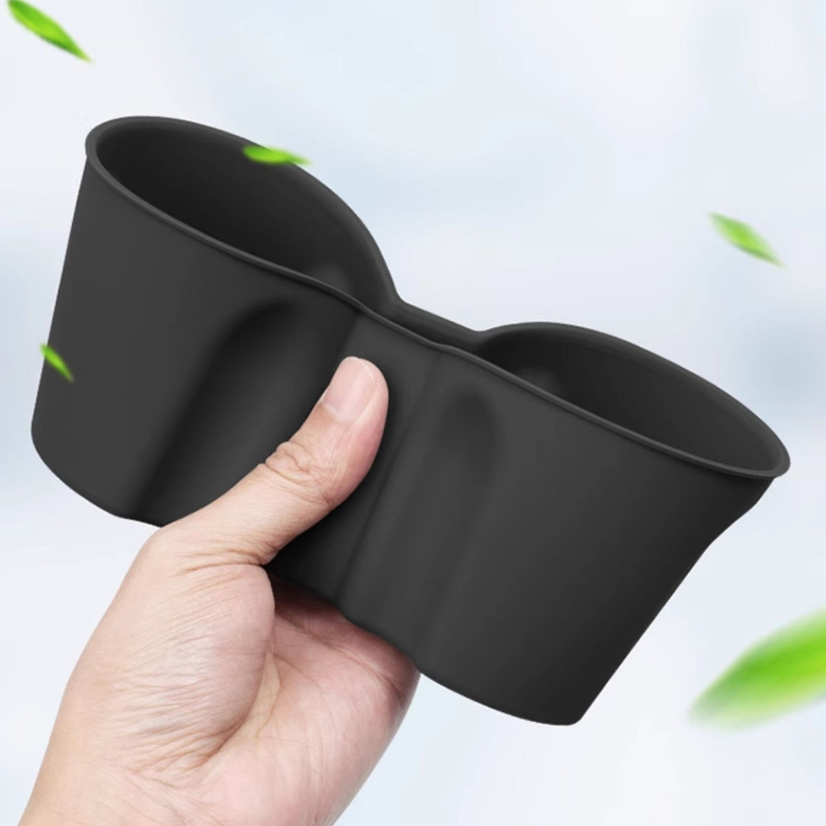 Tesery Official Model Y Juniper and Model 3 Highland center console cup holder storage box with organized compartments.