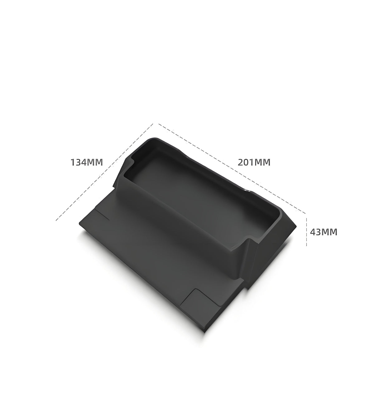 Tesla Model Y Juniper and Model 3 Highland center console glasses tray by Tesery, designed for organized storage.