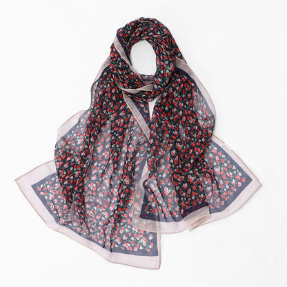 Floral elegant versatile women's fashion outer shawl from My Store