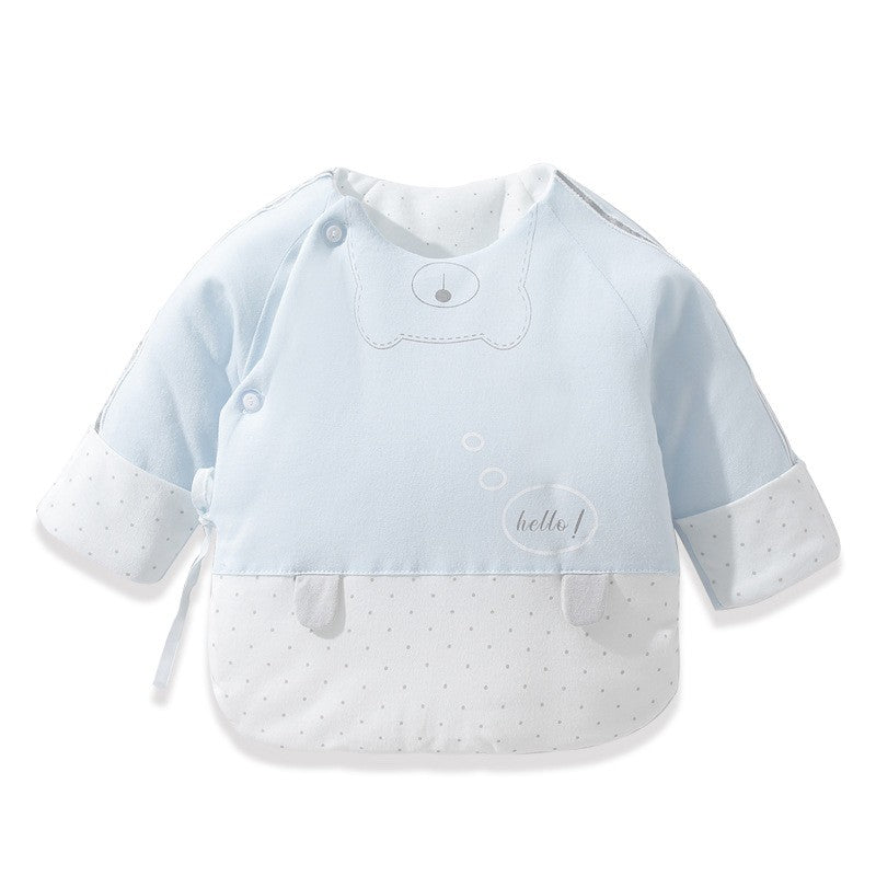 Hani half-back winter clothing for newborn babies, soft warm infant outfit in a neutral design