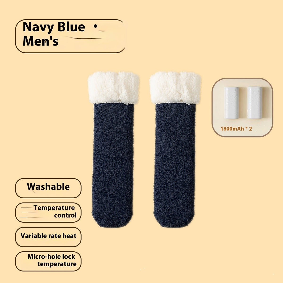 Winter warm electric cold-proof socks by My Store, designed to keep feet warm in cold weather