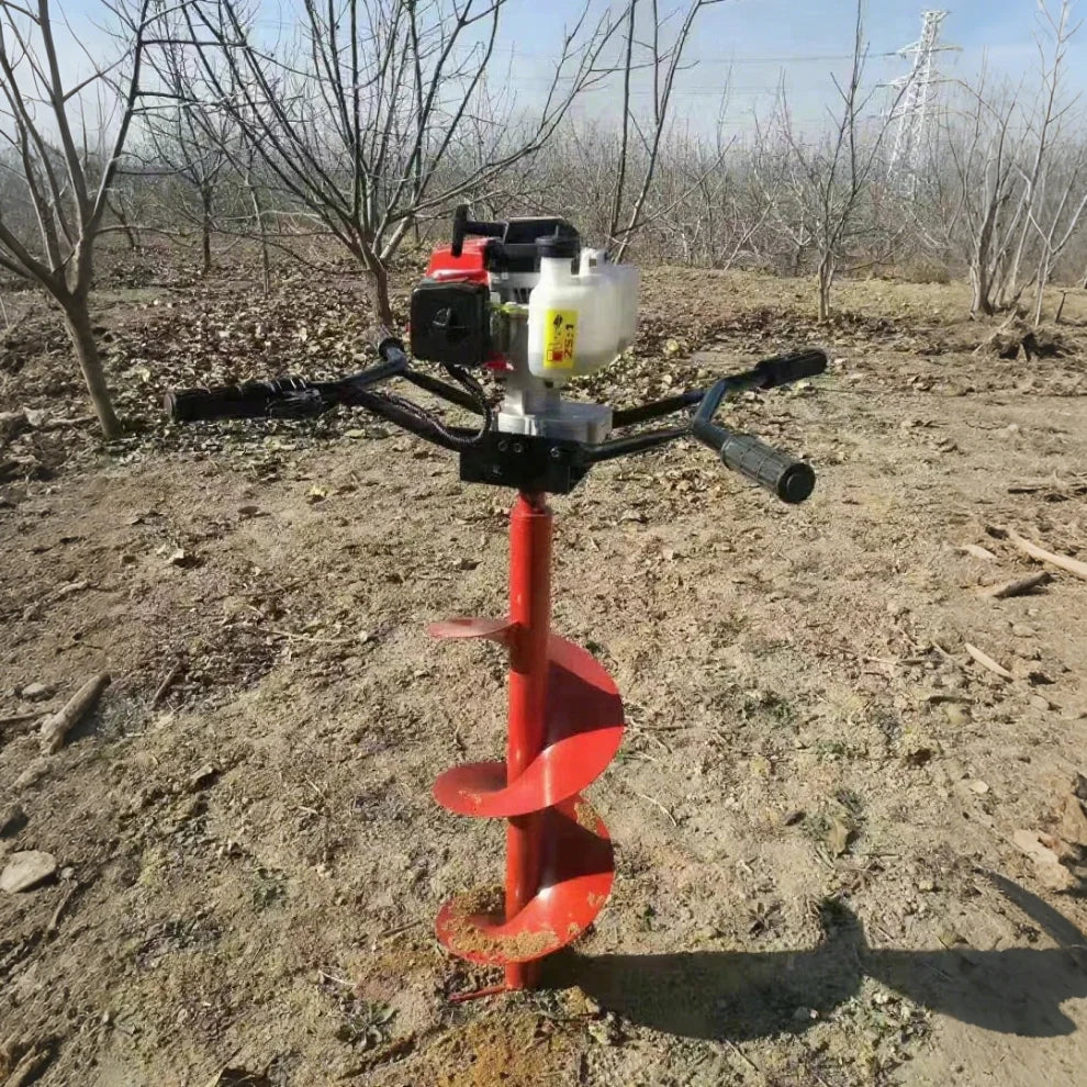 Changsha Zhenpian Well Digging Machine with ground hole earth auger drill for digging and soil drilling.