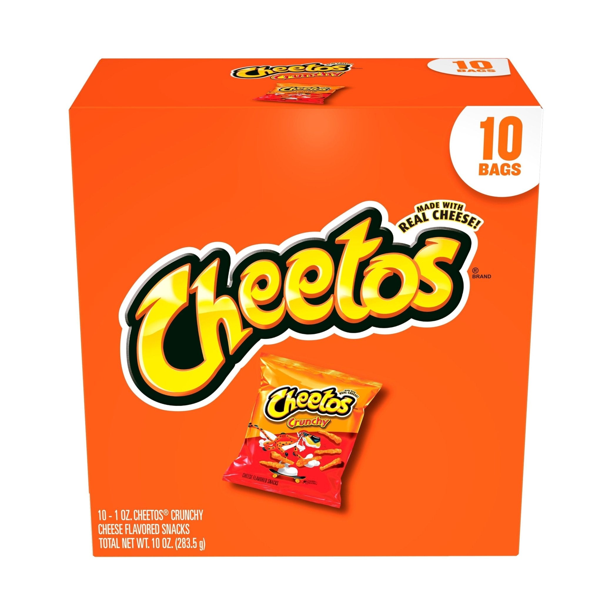 Cheetos Crunchy Cheese Flavored Snacks, 1 Oz 10 Count - BACKUPMYFILESNOW.COM®