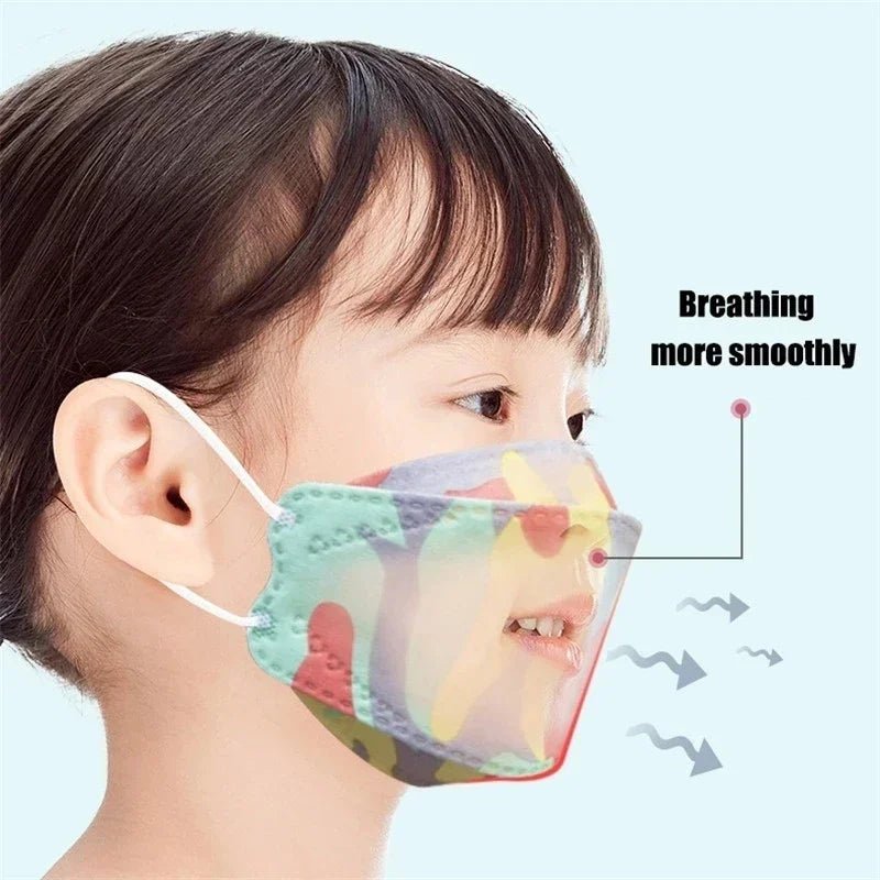 Child FFP2 KN95 Mask Kid 4 - 12 8 - 15Years Old Cartoons Masque Boys Girls Children Mascarillas CE Face Mask Safety fpp2 - BACKUPMYFILESNOW