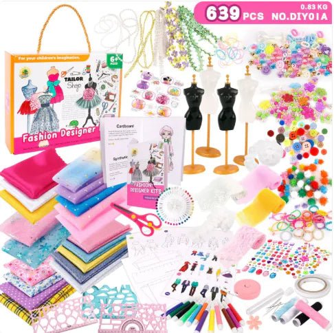 Children's Clothing Design Sewing Kit Toys.