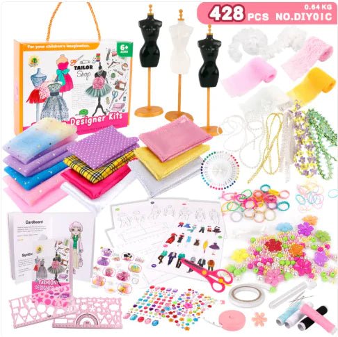 Children's Clothing Design Sewing Kit Toys.