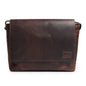 Genuine Sitka leather laptop bag from Classy Leather Bags, stylish messenger bag with sturdy leather construction and a sleek design.