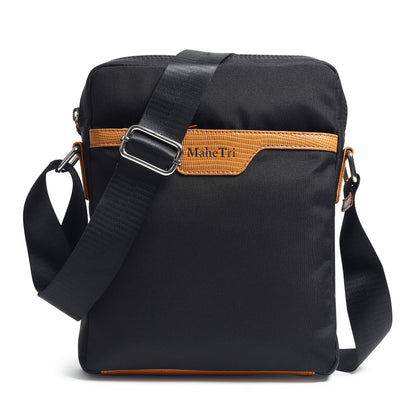 Classy Leather Bags Mark Canvas Side Messenger Bag showing adjustable strap and spacious main compartment.