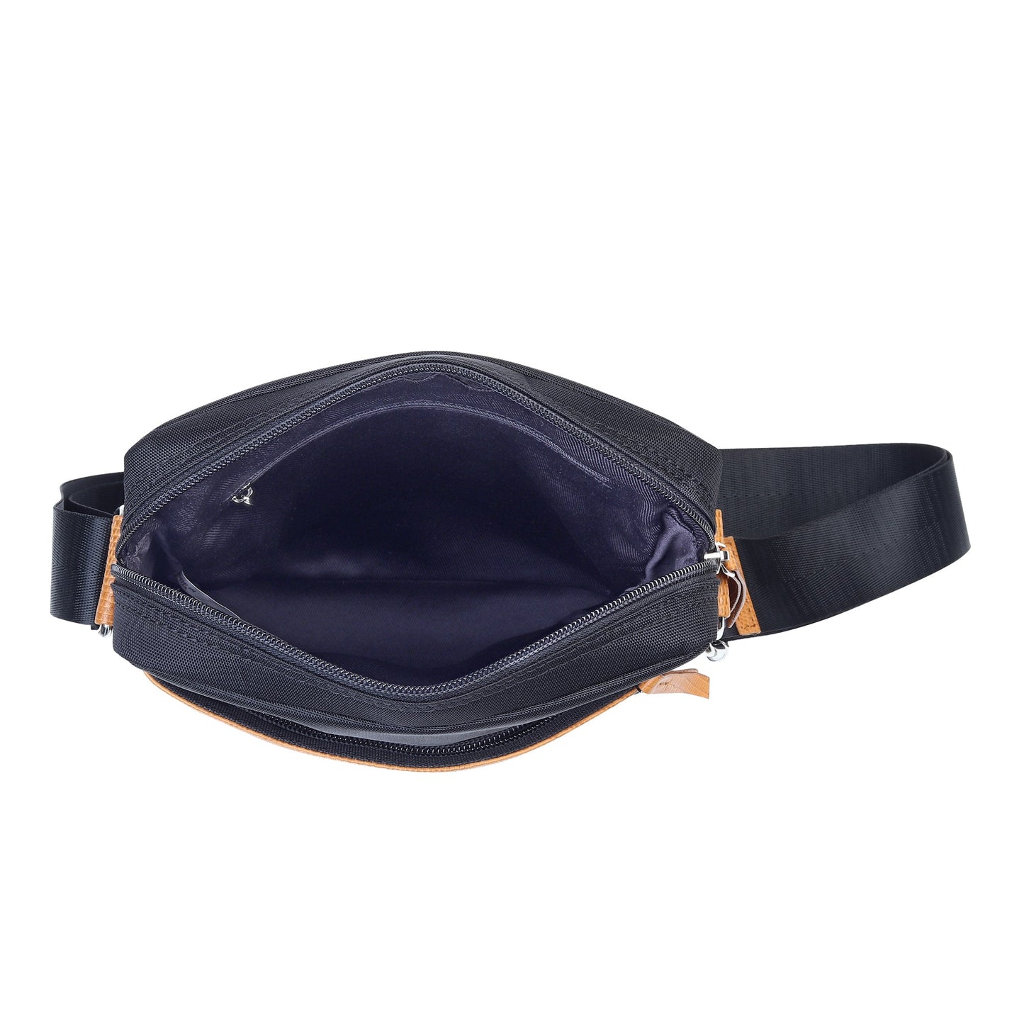 Classy Leather Bags Mark Canvas Side Messenger Bag with adjustable strap and multiple compartments, stylish and functional for everyday use.