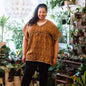 Darn Good Yarn Surplus Aanya adjustable short kaftan in warm tones, lightweight clothing and accessories for casual wear