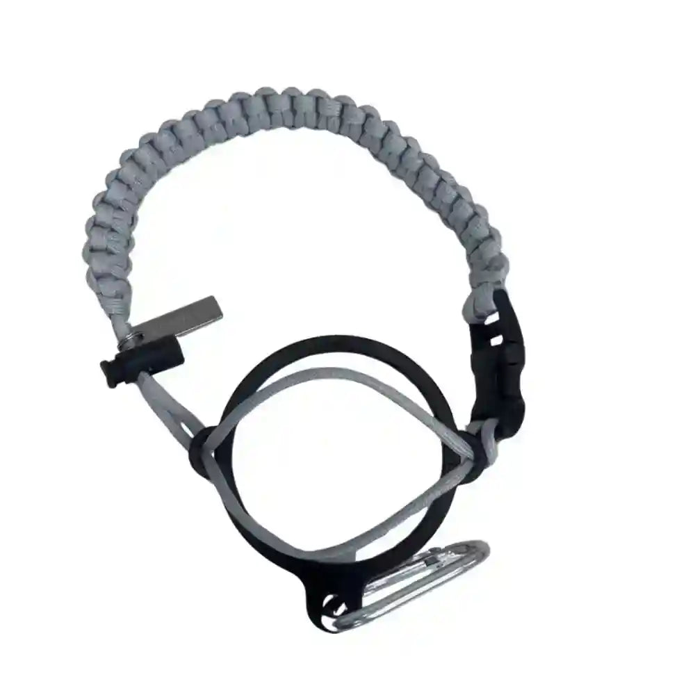 Coldest Paracord Handle accessory featuring glowing, durable paracords with black and green color options for outdoor gear.