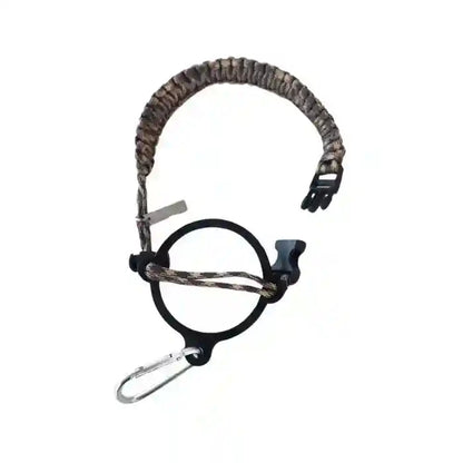 Coldest Paracord Handle accessory with durable black and gray paracord, designed for enhanced grip and outdoor use.