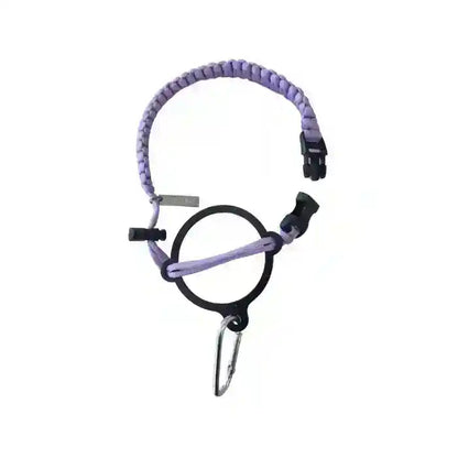 Coldest Paracord Handle accessory with durable black and orange paracord wrap, designed for comfortable grip and outdoor use.