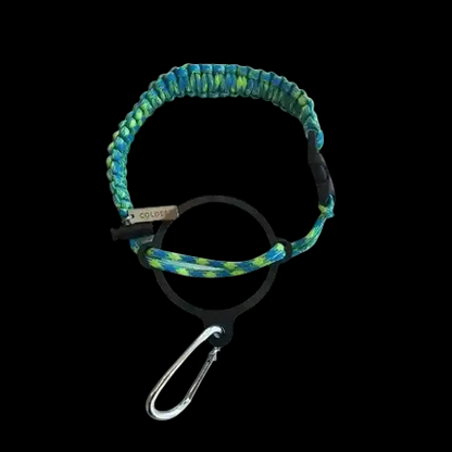 Coldest Paracord Handle accessory with durable black paracord wrapping and ergonomic design for secure grip.