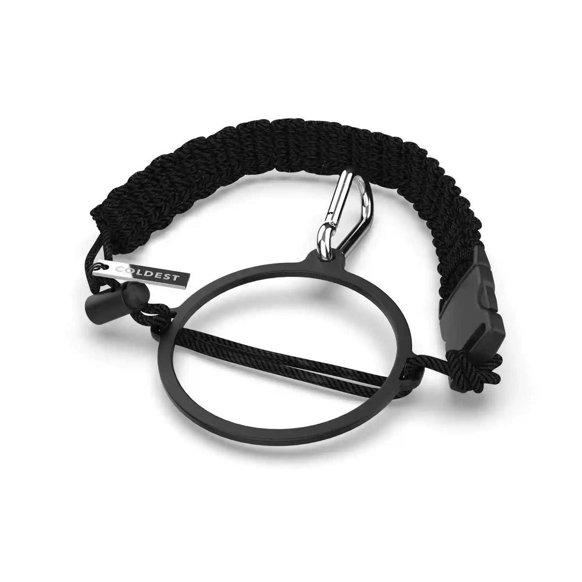 Coldest Paracord Handle accessory with durable, woven paracord design, perfect for outdoor gear and tool grips.