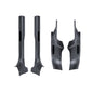 Tesla Model Y interior door sill protector kit in Juniper color, with protective strips and accessories for door sill enhancement.