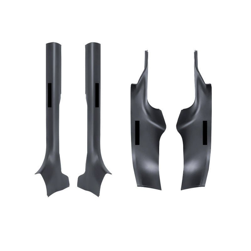 Tesla Model Y Juniper interior door sill protector kit by Tesery, showing the complete protective strip for door sills.