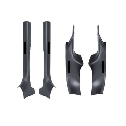 Tesla Model Y Juniper interior door sill protector kit by Tesery, showing the complete protective strip for door sills.