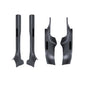 Tesla Model Y Juniper interior door sill protector kit by Tesery, showing the complete protective strip for door sills.