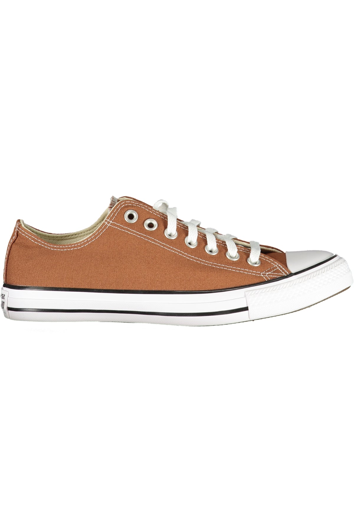 Brown Converse women's sneakers with white soles and laces, casual athletic shoes for women, made for comfort and style.