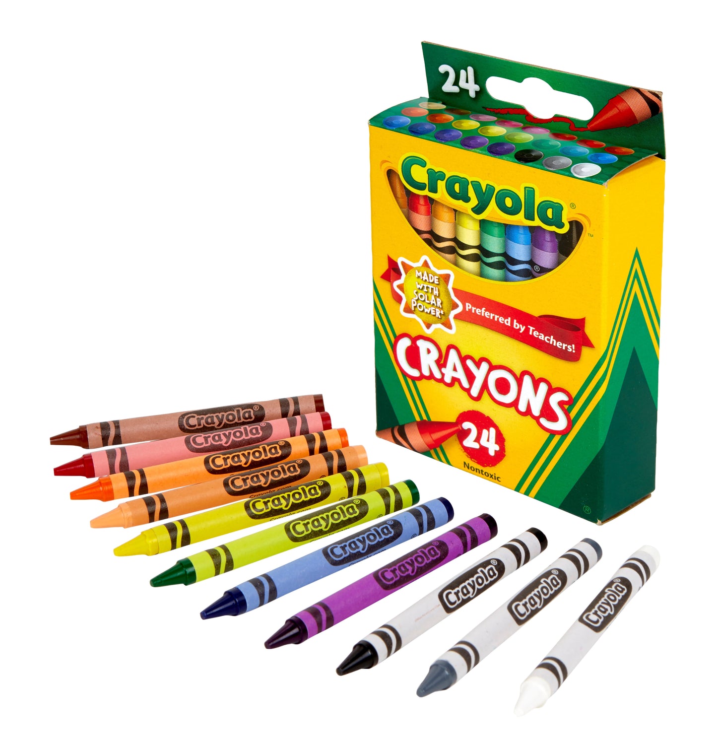 Crayola Crayons Bulk set with 24 packs of 24 classic color crayons, ideal for school classroom supplies and creative projects.