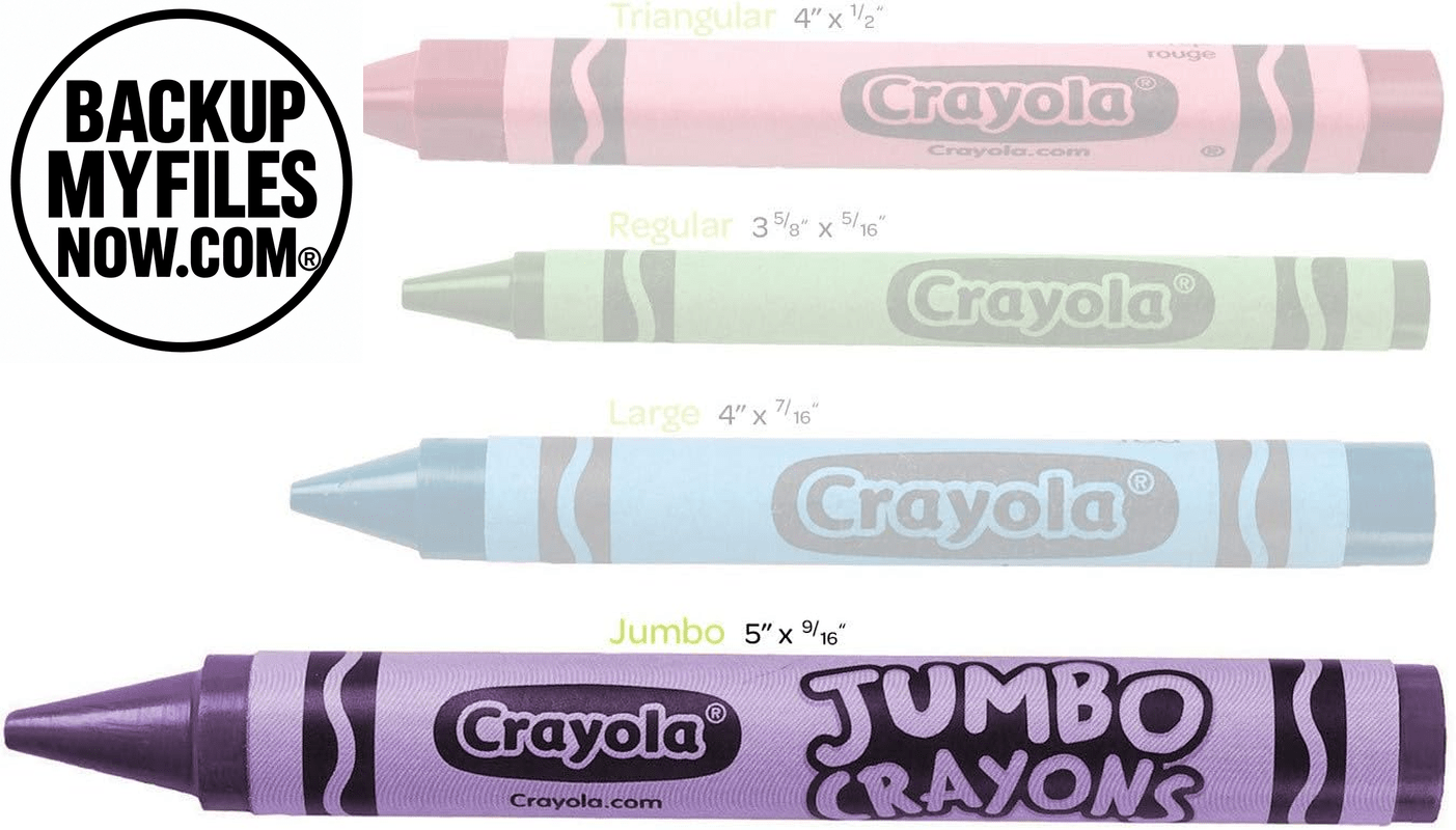 Set of six Crayola jumbo crayons in large 16-count packs, colorful, ideal for toddlers and kids' school supplies or gifts.
