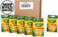 Set of six Crayola jumbo crayons, 16 large color crayons each, perfect for toddlers and kids, school supplies, and gifts.