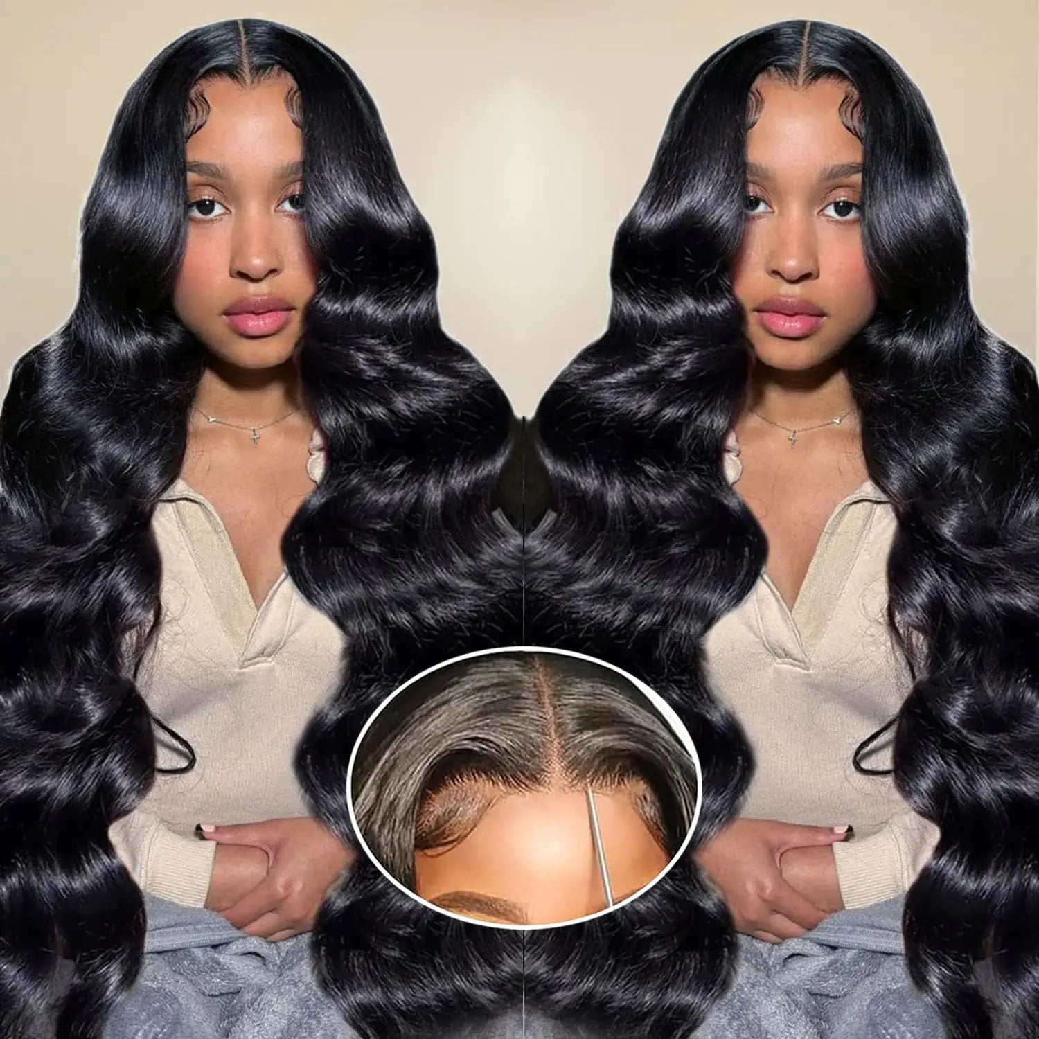 CUMASE 24Inch 5x5 Hd Lace Closure Wigs Human Hair Body Wave Wig Human Hair Glueless Wigs Human Hair Pre Plucked Body Wave Hd Lace Front Wigs Human Hair 180 Density - BACKUPMYFILESNOW