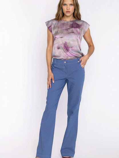 Nife Jeans model 228928, casual trousers with classic denim look, front pockets, and straight fit, displayed on a neutral background.