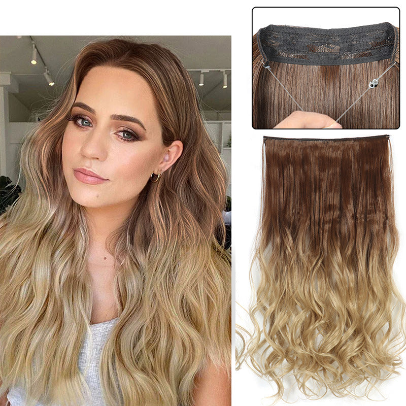 Adjustable Synthetic Hair Curtain Wig for Women