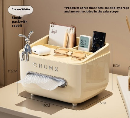 Multi functional coffee table storage and paper box decoration in a compact decorative design