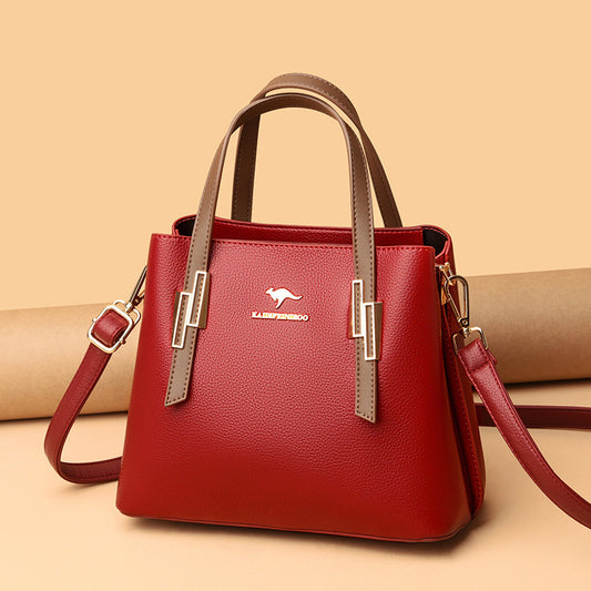 Large capacity women's shoulder bag by BACKUPMYFILESNOW® in 2021, featuring multiple compartments and a stylish design.